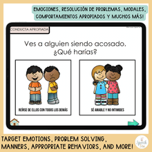 Load image into Gallery viewer, SPANISH Digital Pragmatic Language Activities for Social Language Speech Therapy