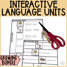 Load image into Gallery viewer, Interactive Language Units GROWING Bundle