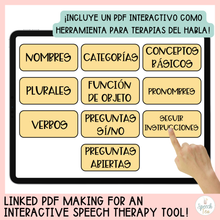 Load image into Gallery viewer, SPANISH Preschool Language Progress Monitoring for Speech Therapy