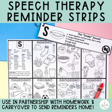Load image into Gallery viewer, Speech Therapy Visual Reminder Strips