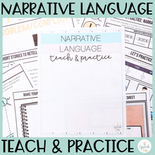 Load image into Gallery viewer, Narrative Retell Teach and Practice for Speech Therapy
