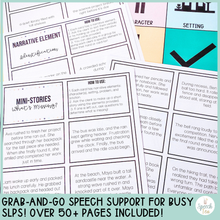 Load image into Gallery viewer, Narrative Retell Teach and Practice for Speech Therapy