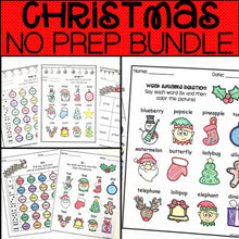 Load image into Gallery viewer, Christmas Speech Therapy NO PREP Bundle