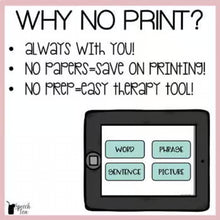 Load image into Gallery viewer, Digital Apraxia - CVCV, VC, CV, CVC for Screening, Progress Monitoring, Therapy