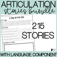Load image into Gallery viewer, Articulation Stories with Language Component Bundle
