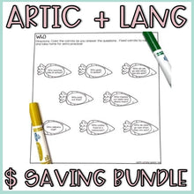 Load image into Gallery viewer, Easter Speech Therapy Stuffer Craft Bundle