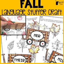 Load image into Gallery viewer, Fall Language Stuffer Craft