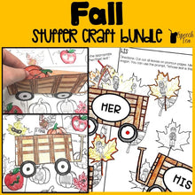 Load image into Gallery viewer, Fall Speech Therapy Stuffer Craft Bundle