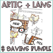 Load image into Gallery viewer, Fall Speech Therapy Stuffer Craft Bundle