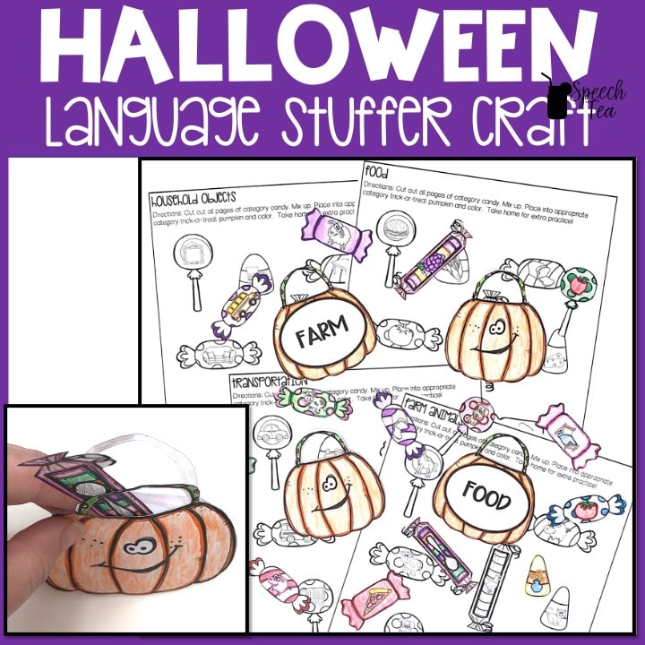 Halloween Language Stuffer Craft