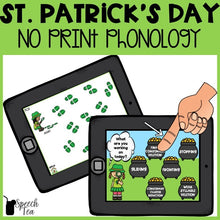 Load image into Gallery viewer, No Print St. Patrick&#39;s Day Phonological Processes
