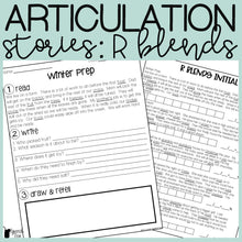 Load image into Gallery viewer, R Blends Articulation Stories