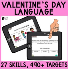 Load image into Gallery viewer, No Print Valentine's Day Language for Speech Therapy