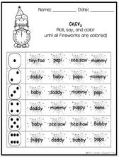 Load image into Gallery viewer, New Years Apraxia Printables