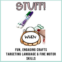 Load image into Gallery viewer, Halloween Language Stuffer Craft