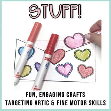 Load image into Gallery viewer, Valentine's Day Articulation Stuffer Craft