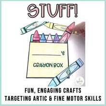 Load image into Gallery viewer, Back to School Articulation Stuffer Craft