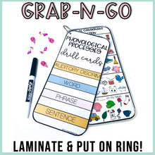 Load image into Gallery viewer, Phonological Processes Drill Cards