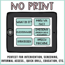 Load image into Gallery viewer, No Print Fluency (Stuttering)