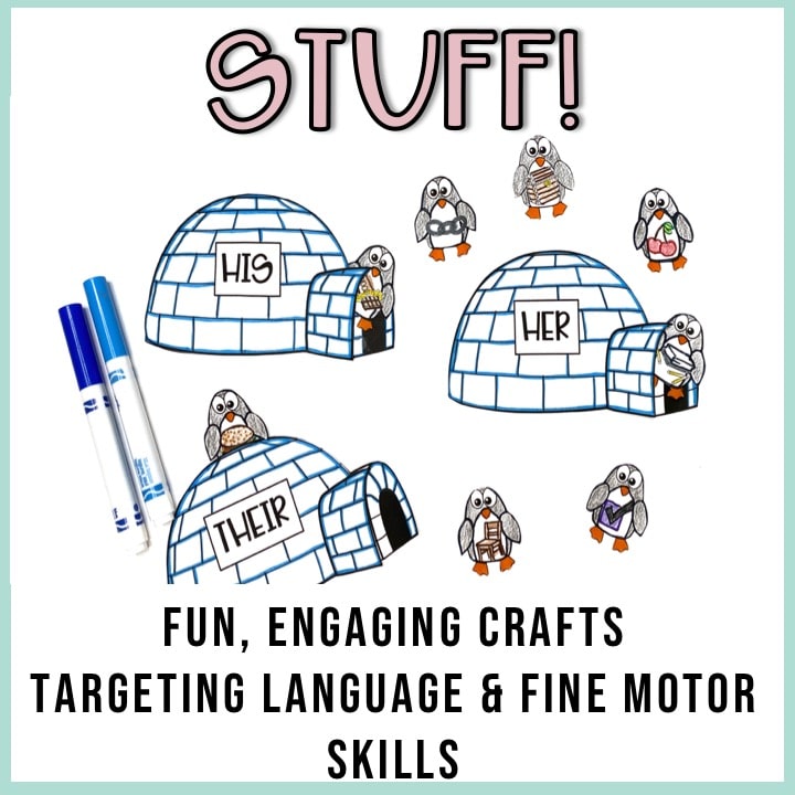 Winter Language Stuffer Craft