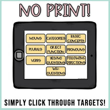 Load image into Gallery viewer, No Print Preschool Language