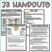 Load image into Gallery viewer, Stuttering Quick Reference Guide