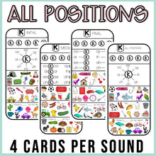 Load image into Gallery viewer, Articulation Drill Cards: Multi-leveled in All Positions