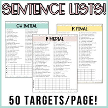 Load image into Gallery viewer, Articulation Lists Bundle
