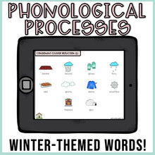 Load image into Gallery viewer, No Print Winter Speech Therapy Drill Cards