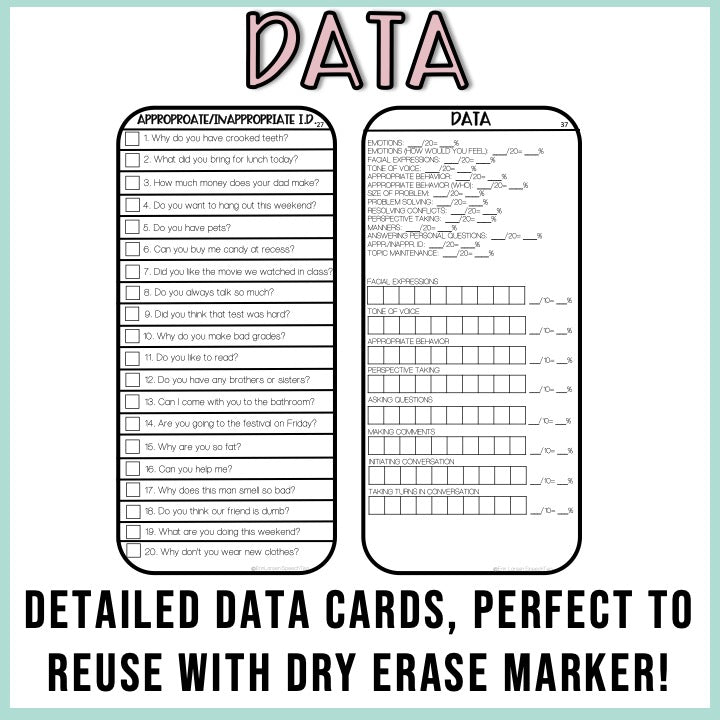 Pragmatic Language Drill Cards