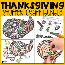 Load image into Gallery viewer, Thanksgiving Speech Therapy Stuffer Craft Bundle