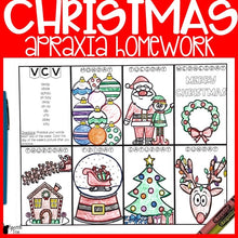 Load image into Gallery viewer, Apraxia Homework Bundle: Seasons and Holidays
