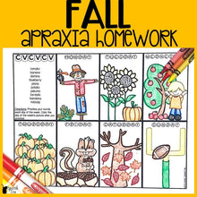 Load image into Gallery viewer, Apraxia Homework Bundle: Seasons and Holidays