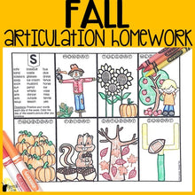 Load image into Gallery viewer, Articulation Homework Bundle