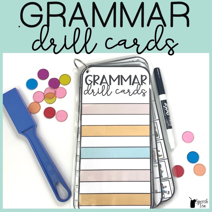 Grammar Drill Cards