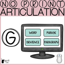 Load image into Gallery viewer, No Print G Articulation