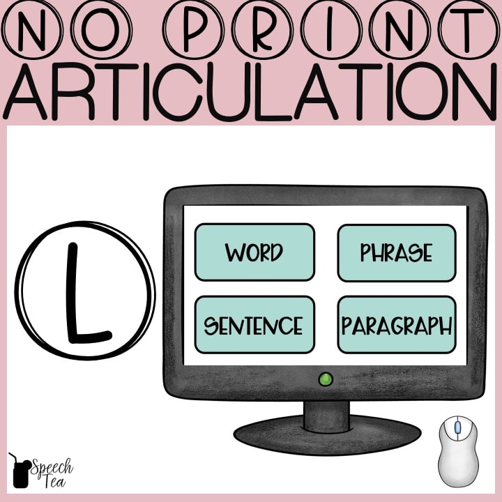 No Print L Articulation