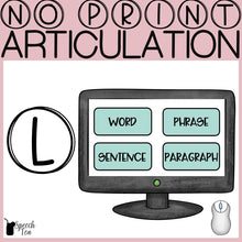 Load image into Gallery viewer, No Print L Articulation