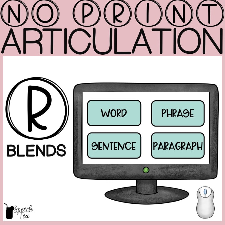 No Print R Blends Articulation