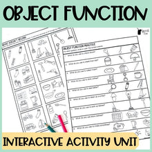 Load image into Gallery viewer, Object Function Interactive Activity Unit for Speech Therapy