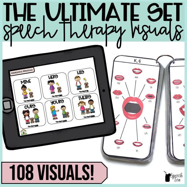 Speech Therapy Visuals: Digital and Print