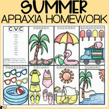 Load image into Gallery viewer, Apraxia Homework Bundle: Seasons and Holidays
