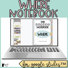 Load image into Gallery viewer, Where Questions Digital Interactive Notebook