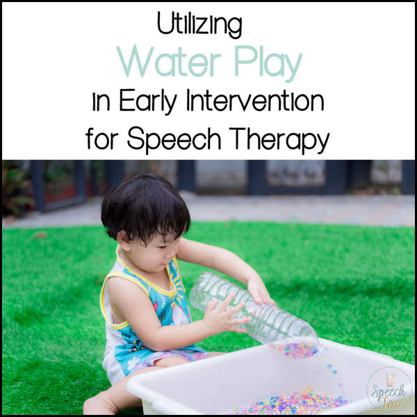 Utilizing Water Play in Early Intervention for Speech Therapy