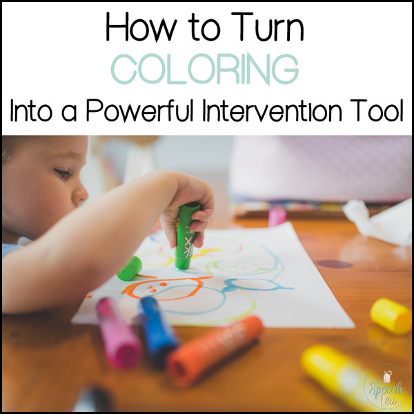 Creative Speech Therapy: How to Turn Coloring into a Powerful Intervention Tool