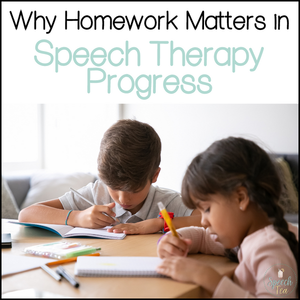 Why Homework Matters in Speech Therapy Progress