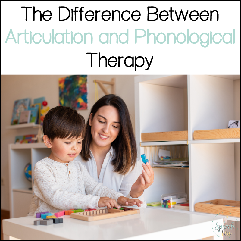 The Difference Between Articulation and Phonological Therapy