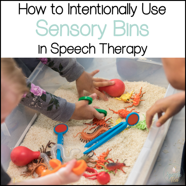 Sensory Bins in Speech Therapy