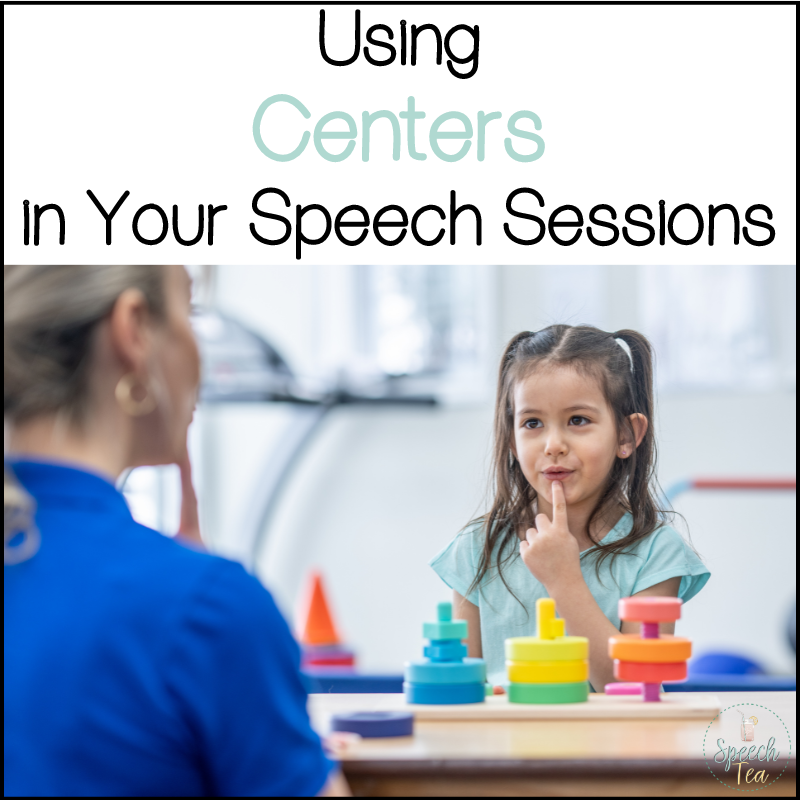 Using Centers in Your Speech Sessions