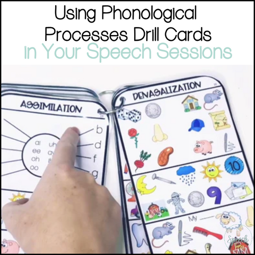 Using Phonological Processes Drill Cards in Your Sessions